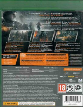 Alternative view of Tom Clancy's The Division - Limited Edition - Nordisk - Begagnat spel till Xbox One
