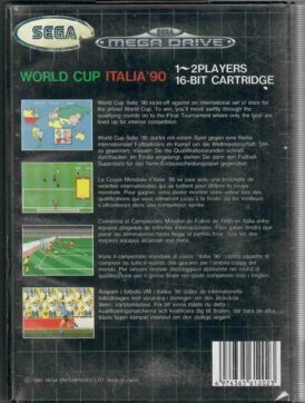 Alternative view of World Cup Italia '90 - Begagnat Sega Mega Drive spel