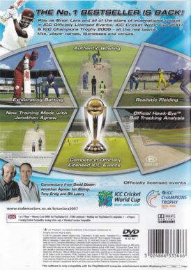 Alternative view of Brian Lara international Cricket 2007 - Begagnat Playstation 2 spel