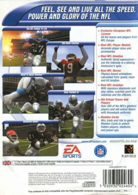 Alternative view of Madden NFL 2001 - Begagnat spel till Playstation 2