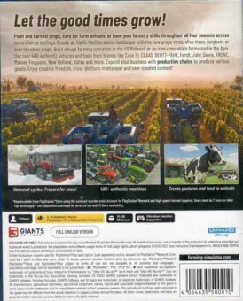 Alternative view of Farming Simulator 22 - Playstation 5