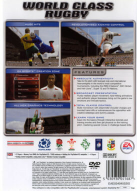 Alternative view of Rugby 2005 - Playstation 2