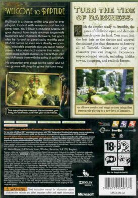 Alternative view of Bioshock & The Elder Scrolls IV: Oblivion - Begagnat spel till Xbox 360