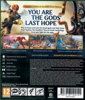 Alternative view of Immortals Fenyx Rising - Begagnat Xbox One och Series S/X spel
