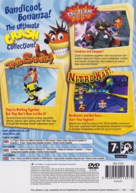 Alternative view of Crash Bandicoot Action Pack - Begagnat Spel till Playstation 2