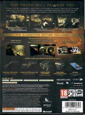 Alternative view of Deus Ex: Human Revolution - Augmented Edition - Begagnat spel till Xbox 360