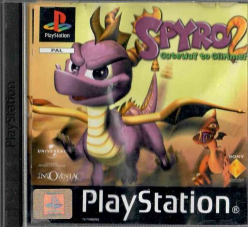 Spyro 2: Gateway to Glimmer - Begagnat Playstation 1 spel