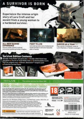 Alternative view of Tomb Raider - Survival Edition - Begagnat spel till Xbox 360