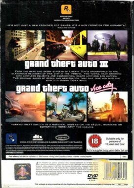 Alternative view of Grand Theft Auto: Double pack - Begagnat Playstation 2 spel
