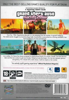 Alternative view of Grand Theft Auto: Vice City Stories - Platinum - Begagnat spel till Playstation 2