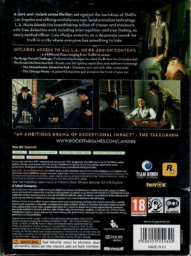 Alternative view of L.A Noire - The Complete Edition - Begagnat spel till Xbox 360