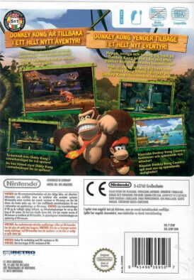 Alternative view of Donkey Kong Country: Returns - Nordisk - Begagnat spel till Nintendo Wii