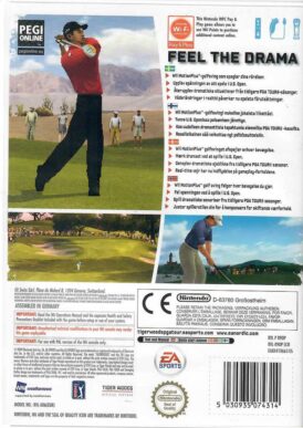 Alternative view of Tiger Woods PGA tour 10 - Nordisk - Begagnat Nintendo Wii spel