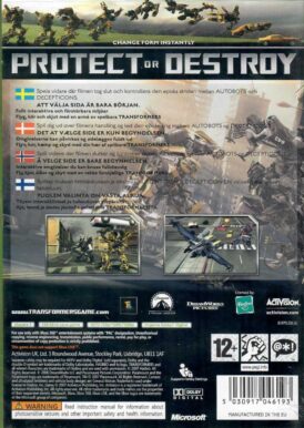 Alternative view of Transformers: The Game - Nordisk - Begagnat spel till Xbox 360