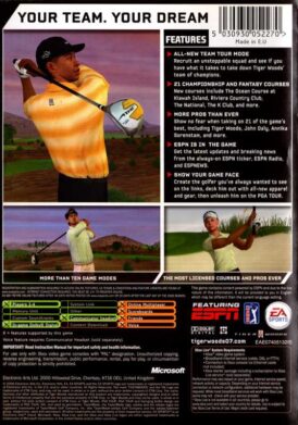 Alternative view of Tiger Woods PGA Tour 07 - Begagnat Xbox spel