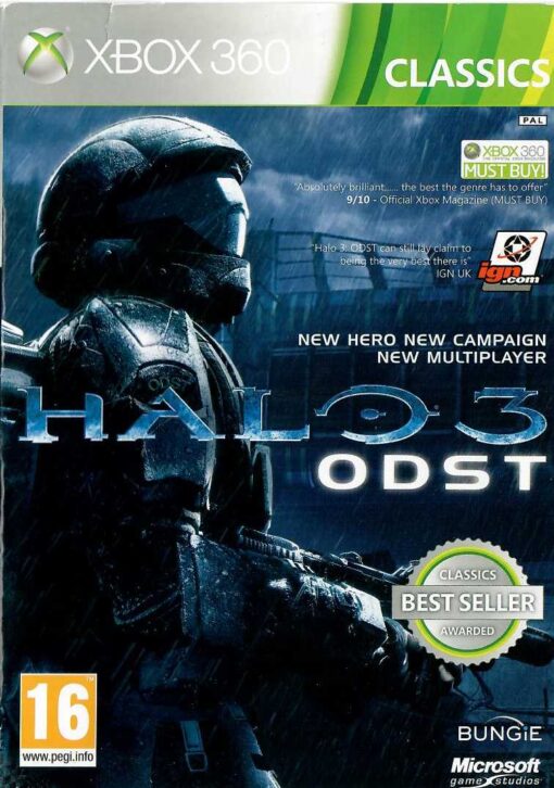 Halo 3 ODST - Classics - Begagnat spel till Xbox 360