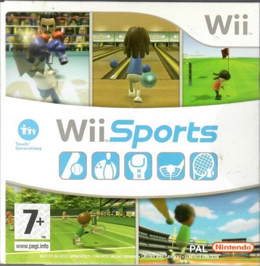 Wii sports - Nordisk - Boundle - Begagnat Nintendo Wii spel