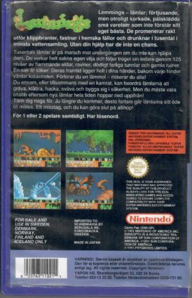 Alternative view of Lemmings - Yapon - SCN - Begagnat SNES spel