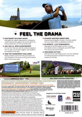 Alternative view of Tiger Woods PGA tour 10 - Begagnat Xbox 360 spel