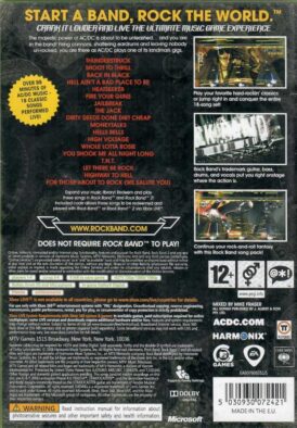 Alternative view of AC/DC Live: Rock Band - Begagnat spel till Xbox 360