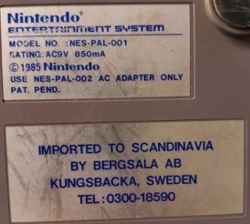 Alternative view of Nintendo Entertainment System - SCN - Begagnad NES Konsol