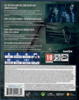 Alternative view of Until Dawn - Playstation Hits - Nordisk - Playstation 4