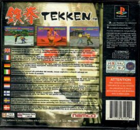 Alternative view of Tekken - Wellpapp/Cardboard utgåva - Nordisk - Begagnat PS1 spel