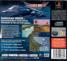 Alternative view of Eagle One: Harrier Attack - Begagnat Playstation 1 spel