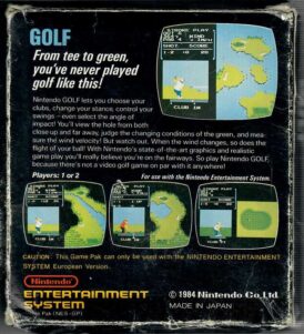 Alternative view of Golf - SCN - Med Box - Begagnat NES spel