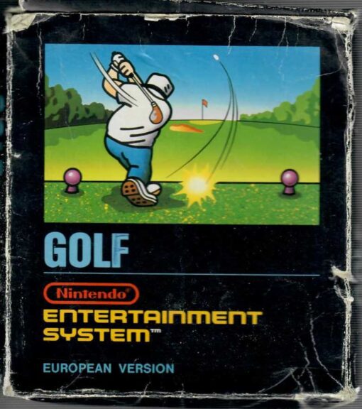 Golf - SCN - Med Box - Begagnat NES spel