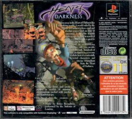 Alternative view of Heart of Darkness - Best of Infogrames - Begagnat Playstation 1 spel