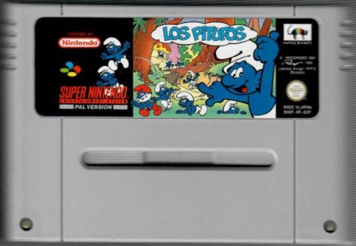 Los Pitufos - ESP - Begagnat SNES spel