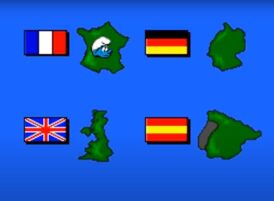 Alternative view of Die Schlümpfe: Reisen um die Welt - NOE - Begagnat SNES spel