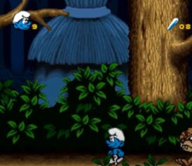 Die Schlümpfe: Reisen um die Welt - NOE - Begagnat SNES spel - Bild 3