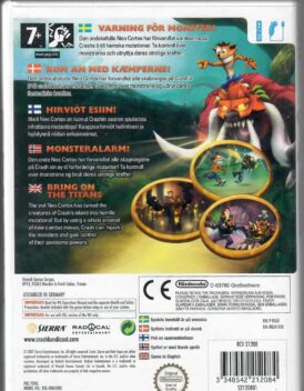 Alternative view of Crash of the Titans - Nordisk - Begagnat Wii spel