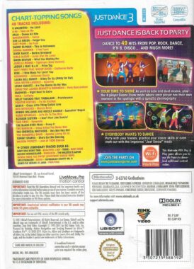 Alternative view of Just Dance 3 - Begagnat Nintendo Wii spel