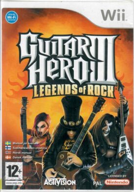 Guitar hero III: Legends of rock - Nordisk - Begagnat Nintendo Wii spel