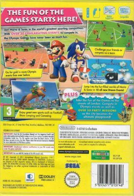 Alternative view of Mario & Sonic at the London 2012 Olympic Games - Begagnat Nintendo Wii spel