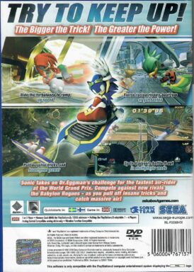 Alternative view of Sonic Riders - Nordisk - Begagnat spel till PS2