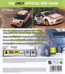 Alternative view of WRC 4: FIA World Rally Championship - Begagnat PS3 spel