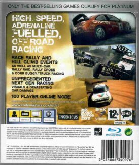 Alternative view of Colin McRae Dirt - Platinum - Begagnat PS3 spel