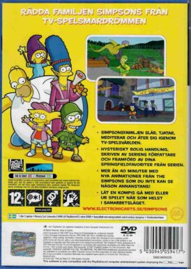 Alternative view of The Simpsons Game - Svensk - Begagnat spel till PS2
