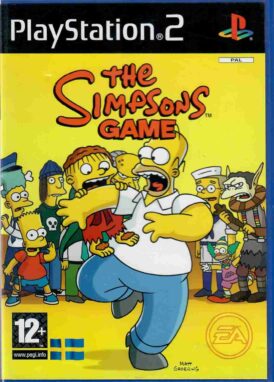 The Simpsons Game - Svensk - Begagnat spel till PS2
