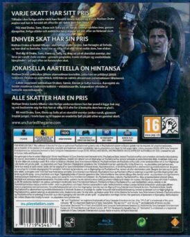 Alternative view of Uncharted 4: Thiefs End - Nordisk - Begagnat spel till PS4