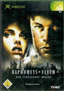 Baphomets Flush: Der Schlafende Drache - Tysk - Begagnat spel till Xbox