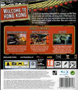Alternative view of Sleeping Dogs - Nordic edition - Begagnat spel till PS3