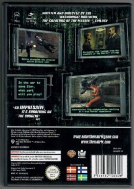 Alternative view of Enter the Matrix - Nordisk - Begagnat spel till GameCube