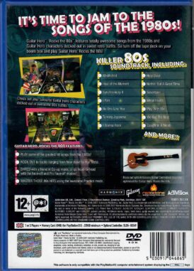 Alternative view of Guitar Hero: Rocks of the 80s - Begagnat PS2 spel