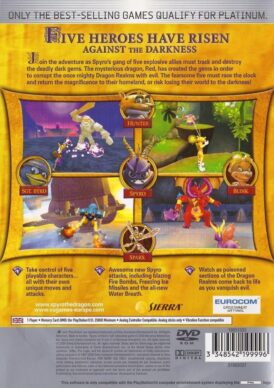Alternative view of Spyro: A Hero's Tail - Platinum - Begagnat Playstation 2 spel