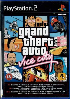 Grand Theft Auto: Vice City - Nordisk - Begagnat spel till Playstation 2